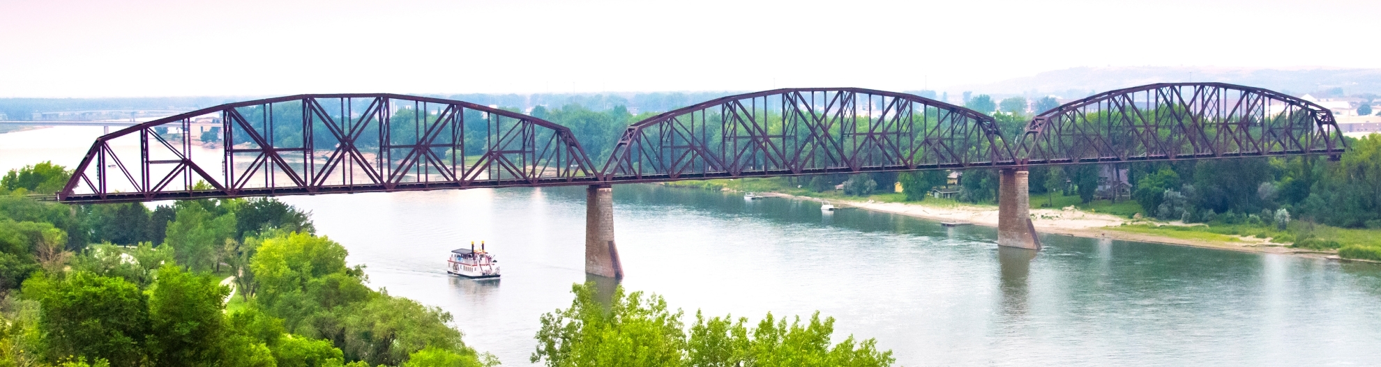 Bismarck Mandan Rail Bridge Missouri River, North Dakota